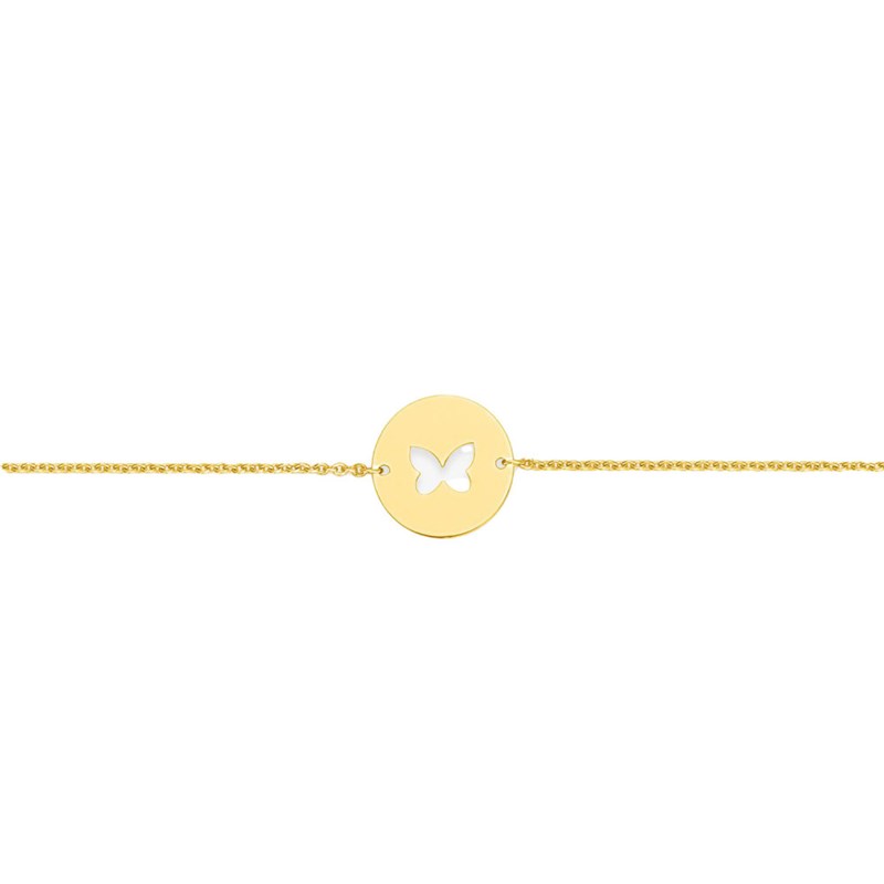 Bracelet Femme - Or 18 Carats - Longueur : 18 cm
