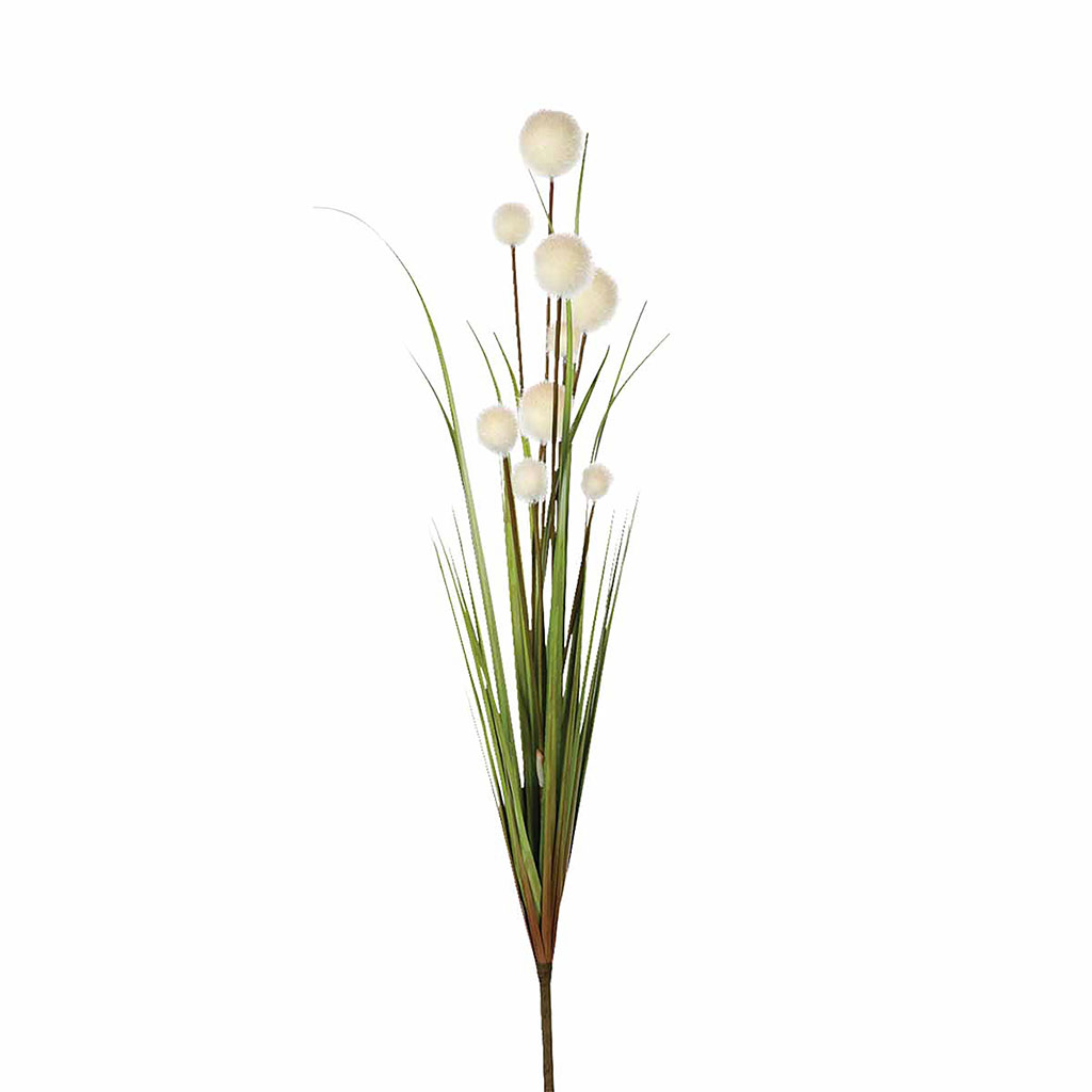 Tige fleur artificielle 9 roseau rond H 91cm