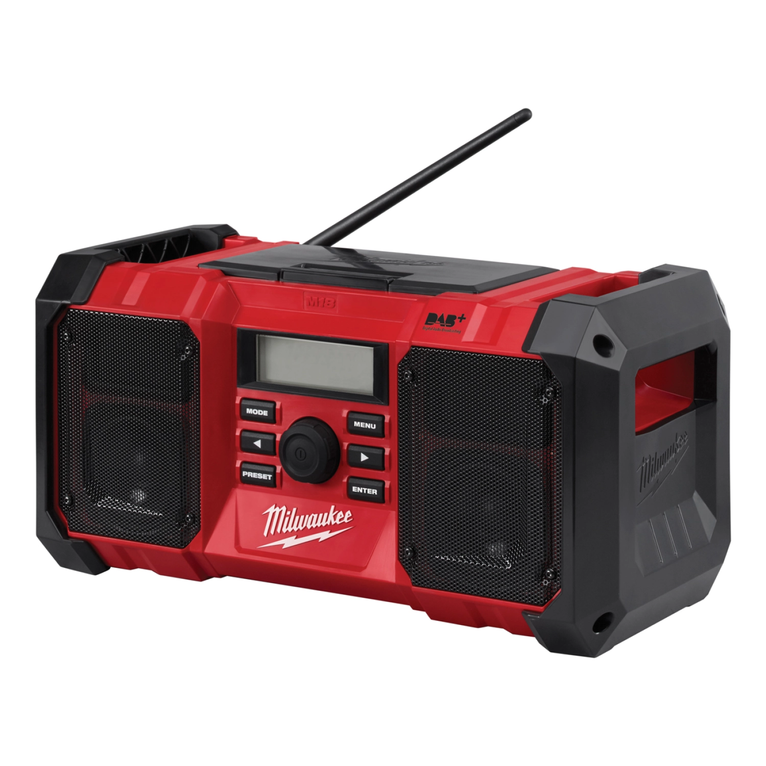 Milwaukee M18 JSR DAB -0 18V Li-Ion Accu bouwradio body - DAB  - werkt op netstroom & accu