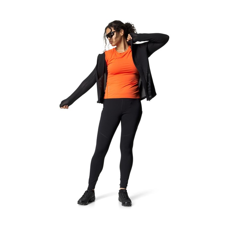Houdini Pace Air Tee Women Sunset Orange
