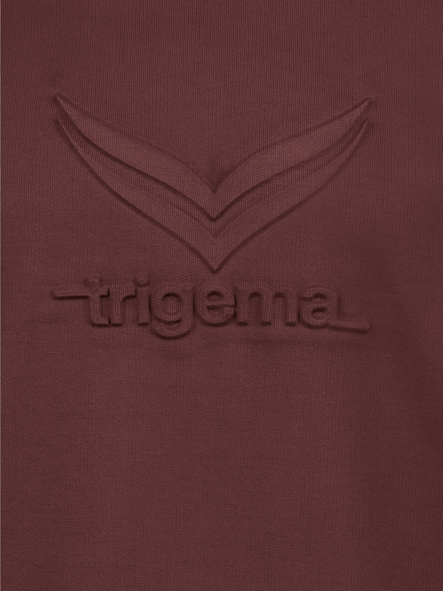 Kapuzenpullover mit großem 3D-Motiv Kastanie
