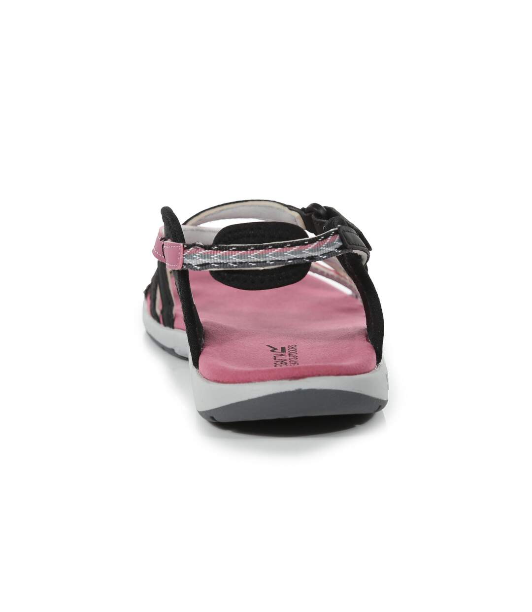 Regatta - Sandales SANTA ROMA - Femme (Noir / Rose clair vif) - UTRG7546