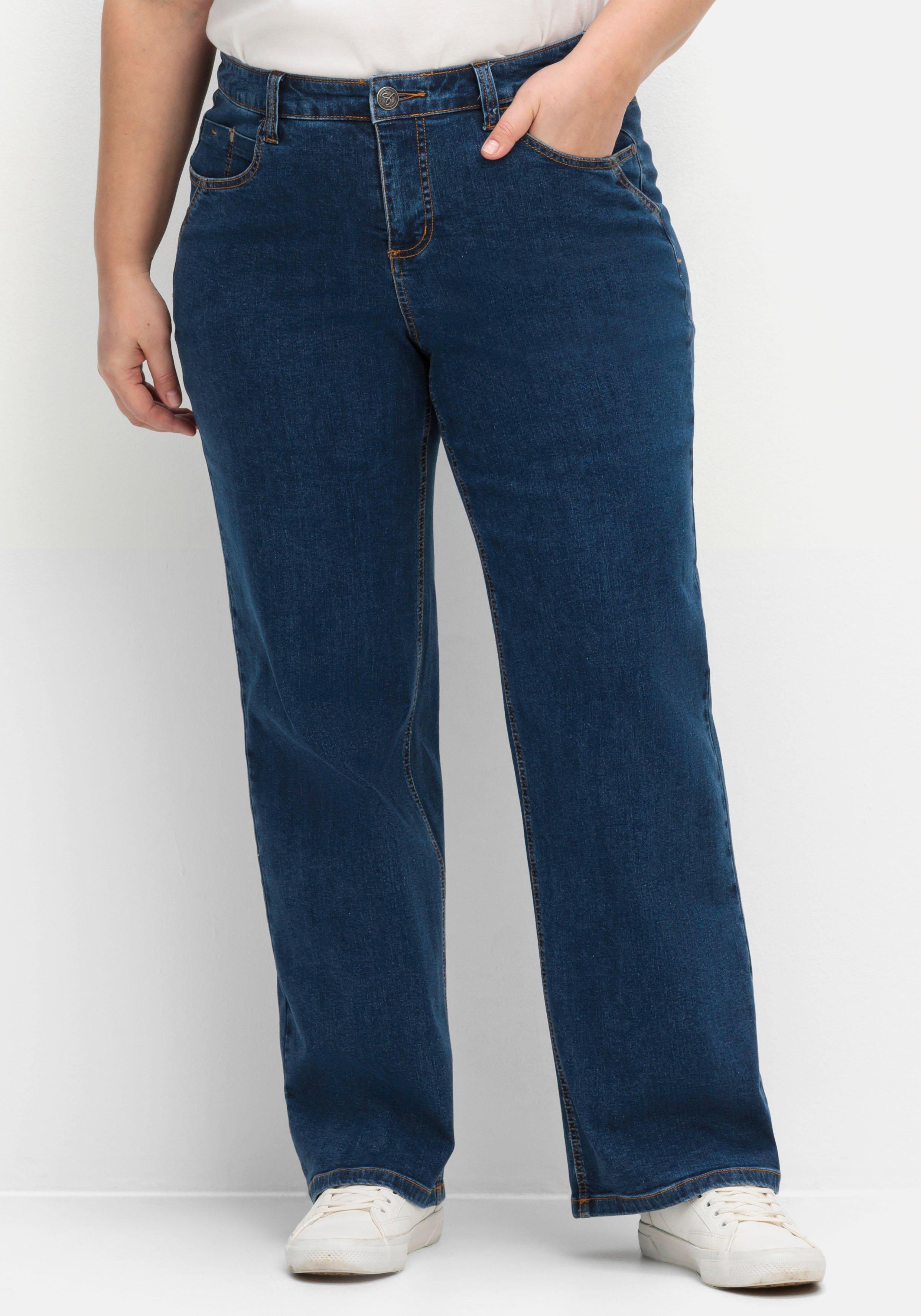 Weite Jeans in Curvy-Schnitt ELLA