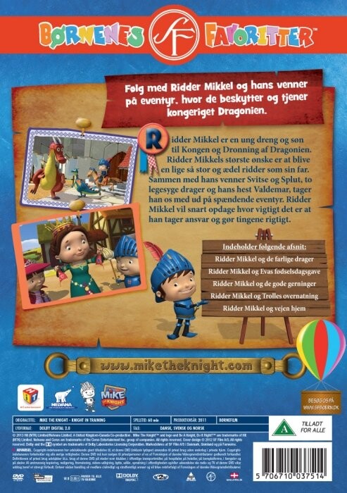 Ridder Mikkel: De Farlige Drager - DVD