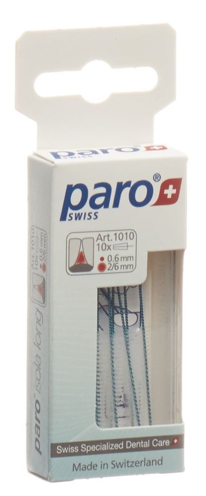 PARO Isola Long<br>10 Stück, 2/6mm, x-fein blau konisch