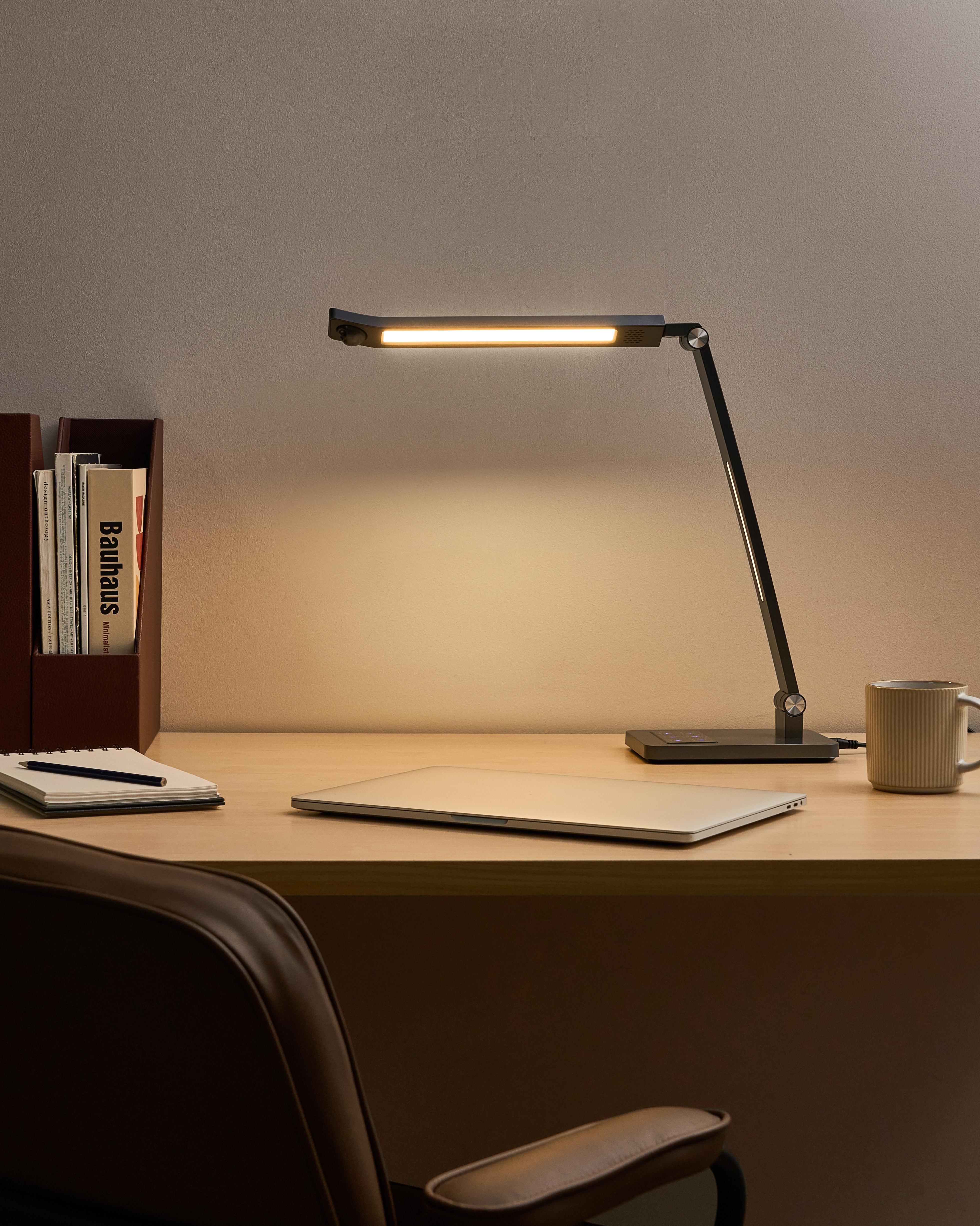 LED bureaulamp LEPUS met bewegingssensor Donkergrijs