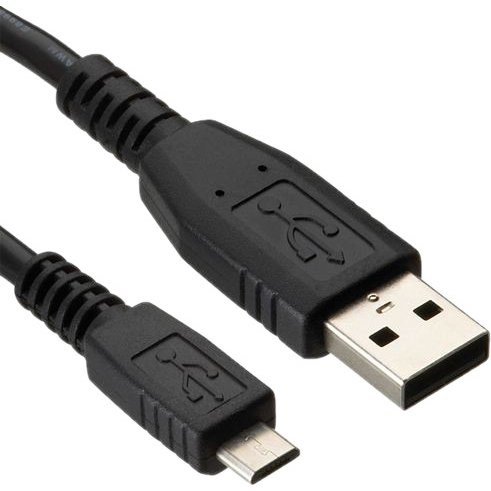 DLH Cable USB-A vers micro USB noir 1m