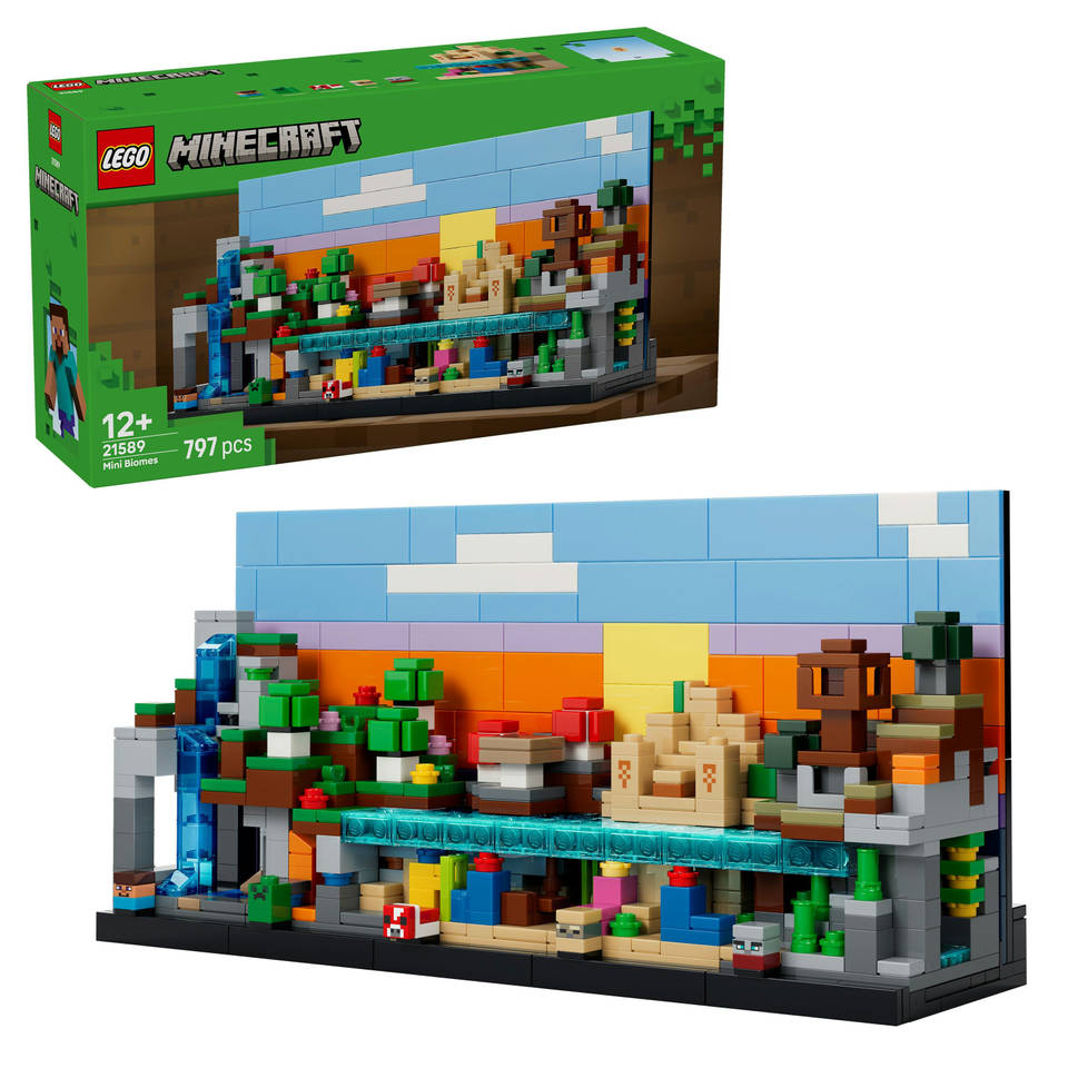 LEGO Minecraft minibiomen 21589