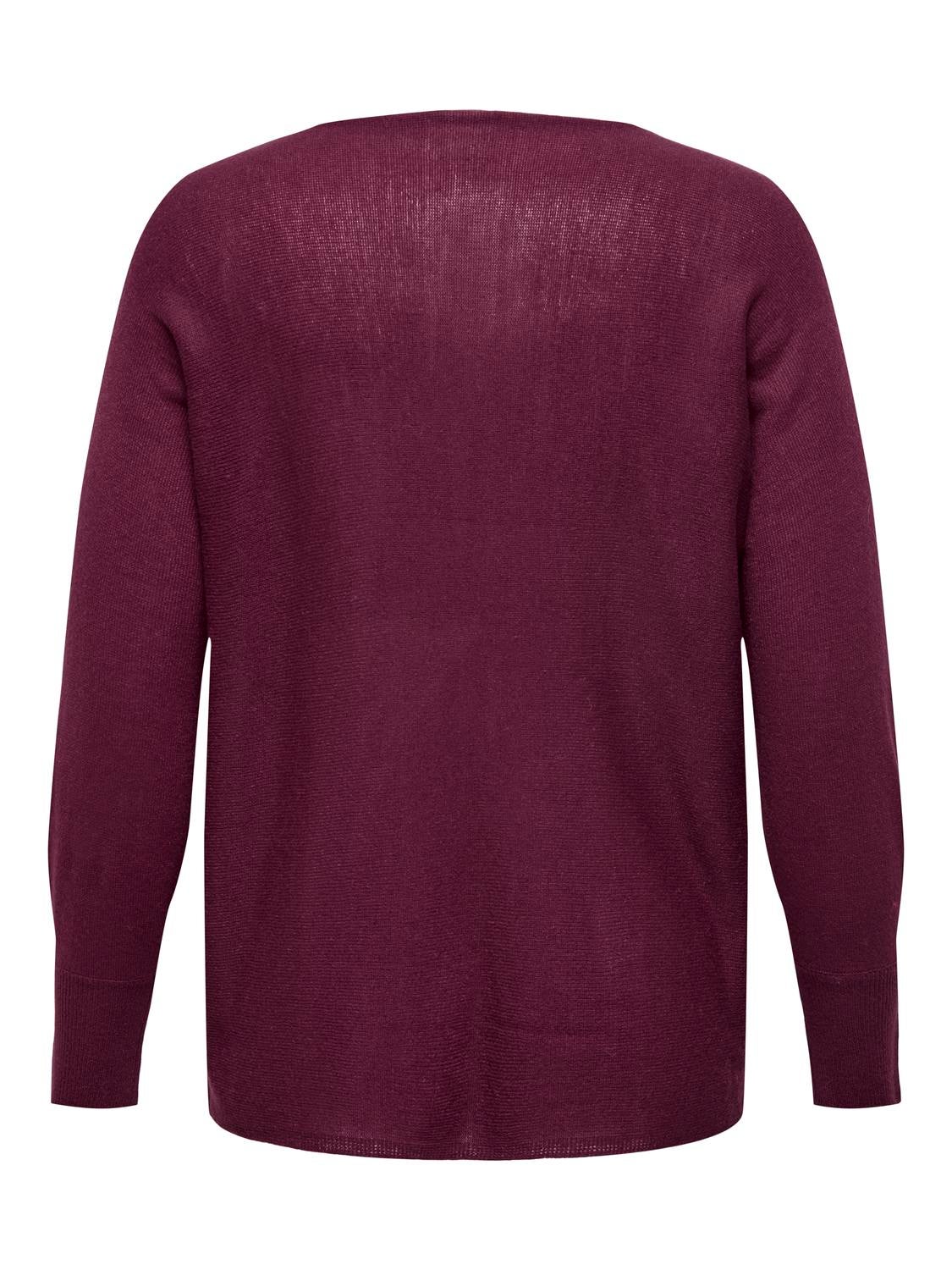 CARAIDA Strickpullover Cabernet