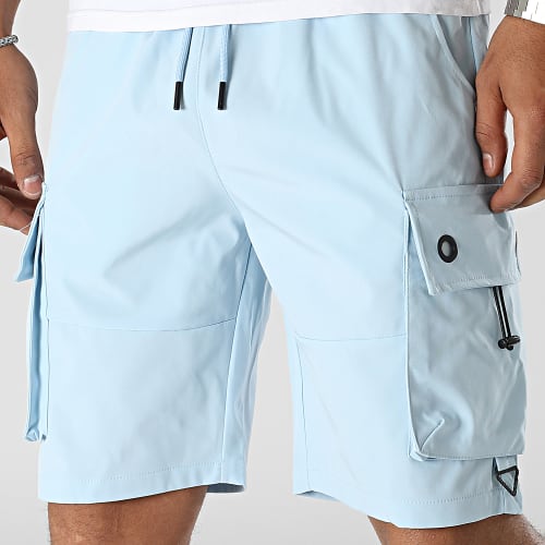 Short Cargo Bleu Clair