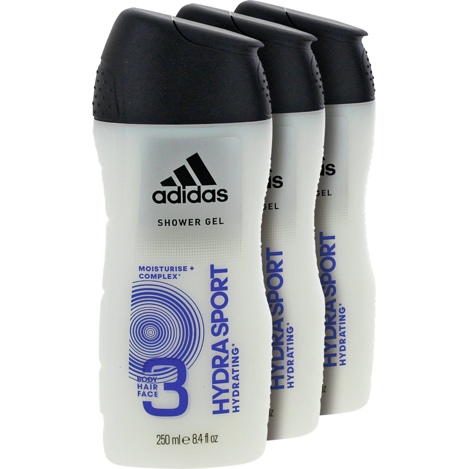 Adidas Duschgel 3 in 1 Hydra Sport 3 x 250 ml