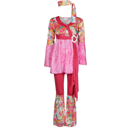 Fun Costumes - COSTUME ADULTE HAPPY DIVA - Multicolore