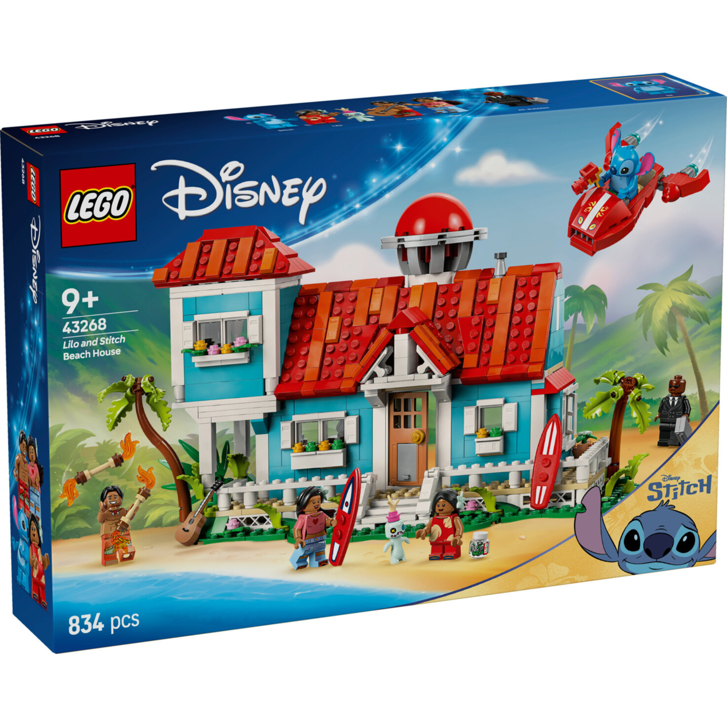 LEGO® ǀ Disney 43268 Das Strandhaus aus „Lilo und Stitch“ - Bauspielzeug ab 9 Jahren
