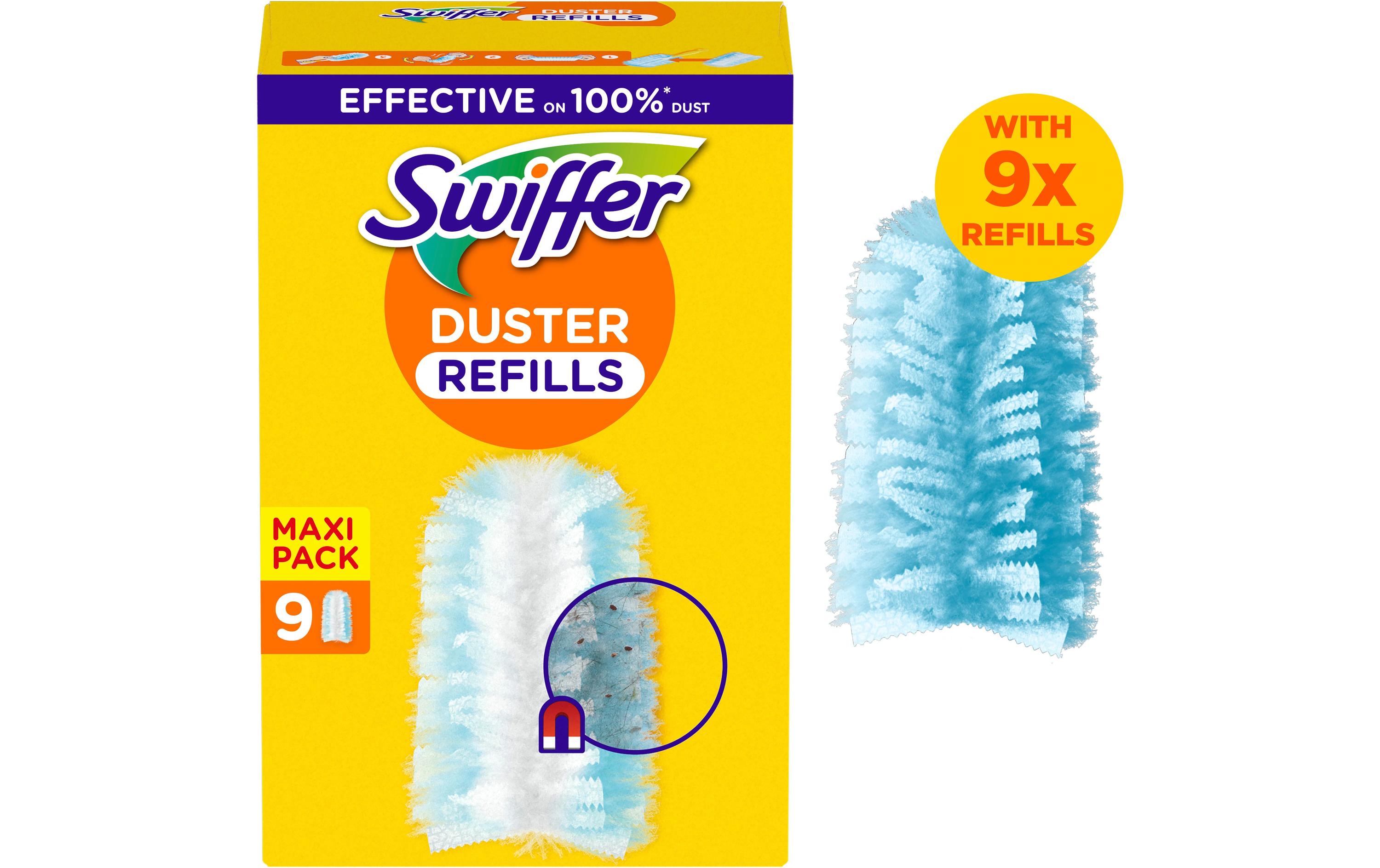 Staubmagnet 9 Stück, BlauNachfülltücher-Set