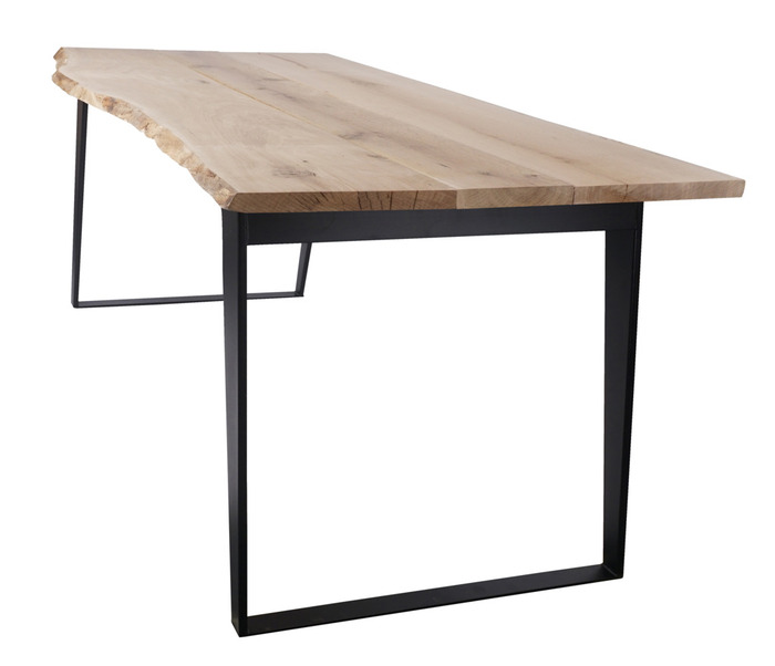 Bordben H74 x B75 cm matsort metal