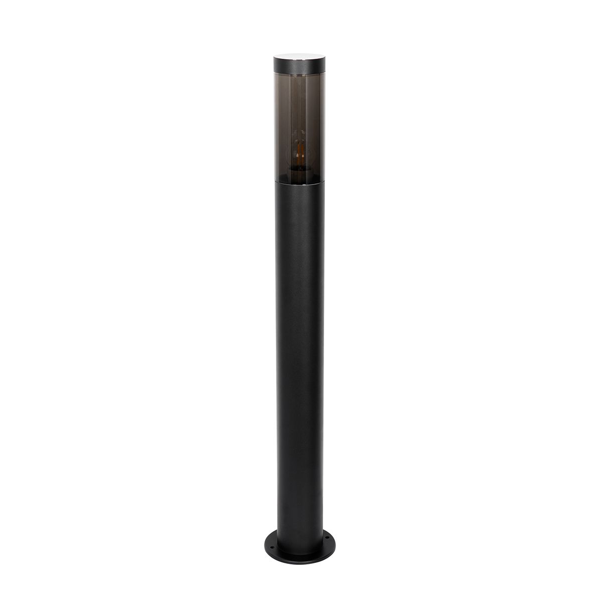 Moderne buitenlamp paal zwart 80 cm IP44 - Rox