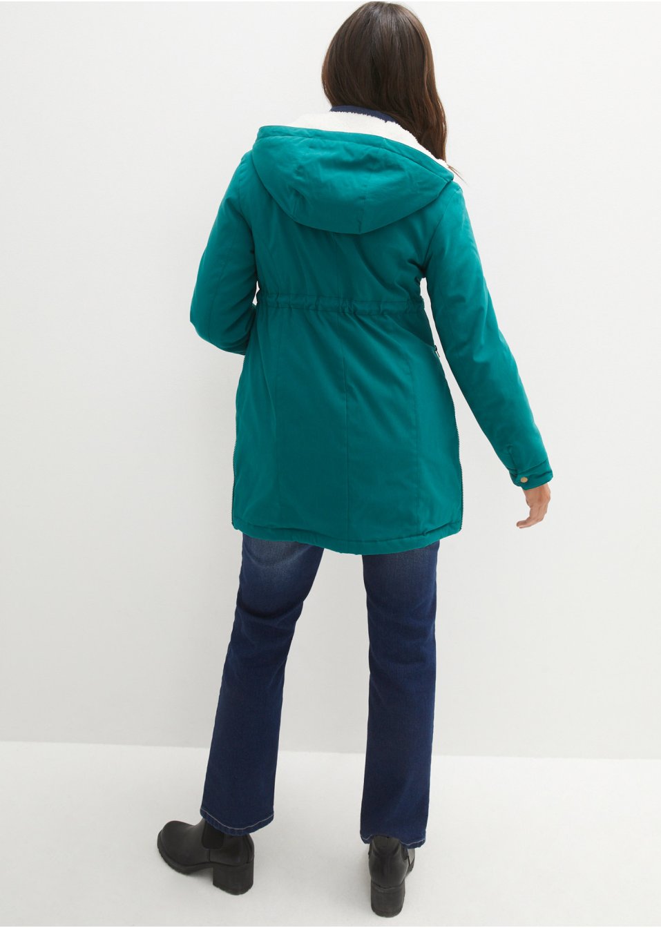 Veste de grossesse et de portage avec doublure peluche