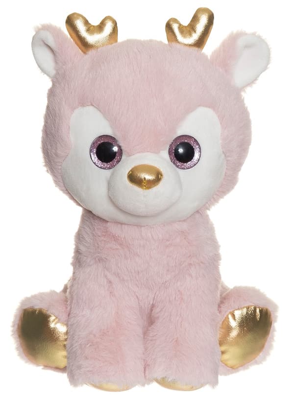 Hjort Myk leketøy 65 cm Mist rosa Teddykompaniet