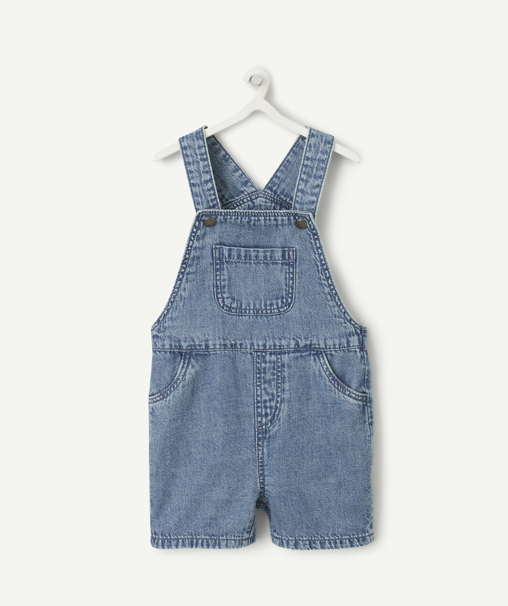 salopette bébé garçon en denim low impact