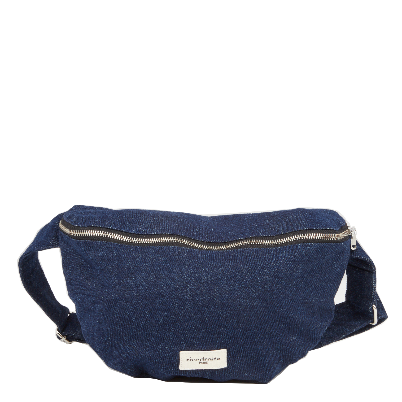 CUSTINE XL - Sac banane en coton recyclé imprimé | Jean brut