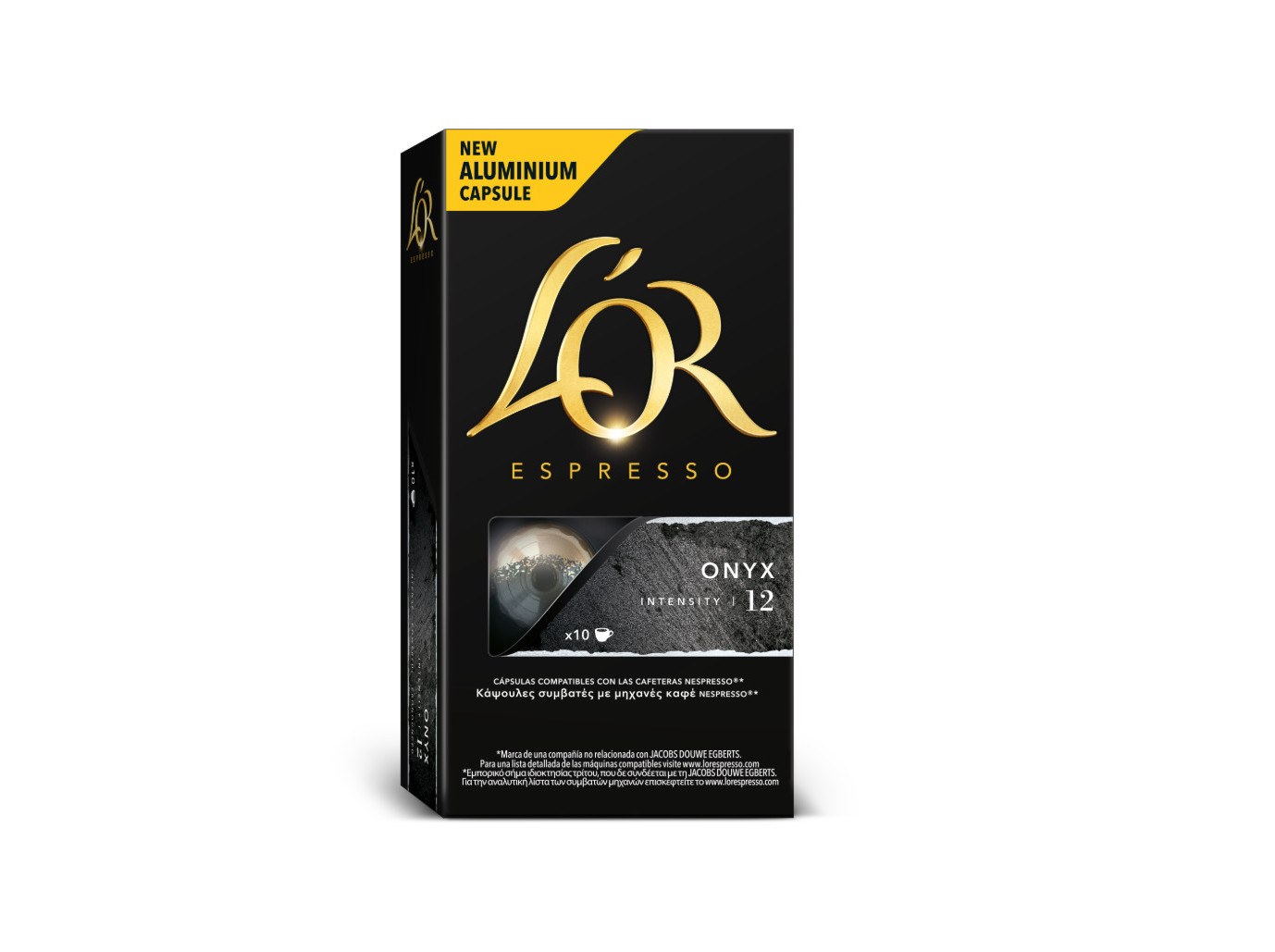 CÁPSULAS CAFÉ L'OR ONYX 10 UN
