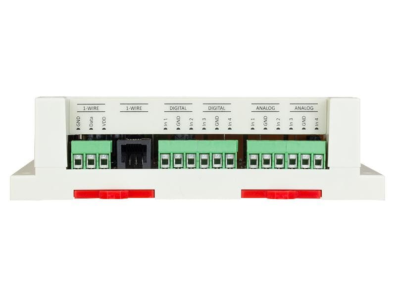 Teracom Netzwerk IP I/O Module TCW241 Ethernet IO Modul mit analogen und digitalen Eingängen sowie Relaisausgängen und Modbus / 1-Wire