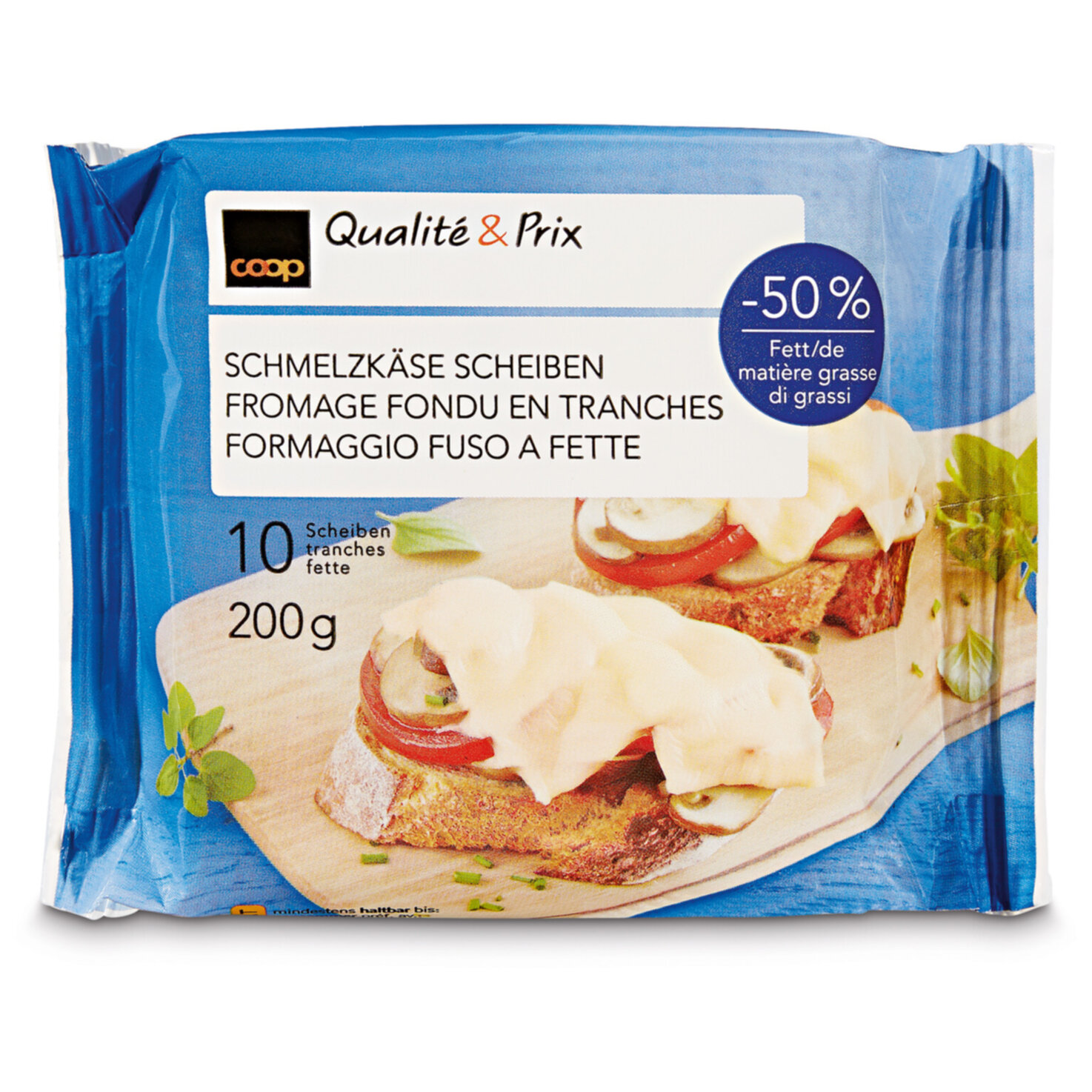 Käsescheiben -50% Fett