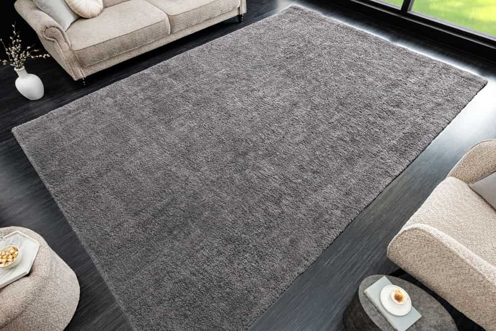 Design XXL Teppich CLOUD 9 350x240cm anthrazit Hochflor Indoor-Teppich