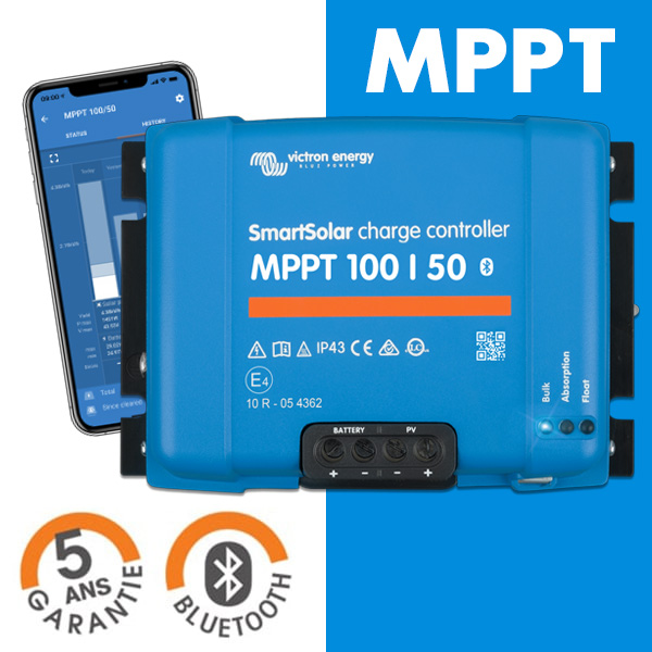 Régulateur de charge MPPT Victron SmartSolar 100-50A 700W