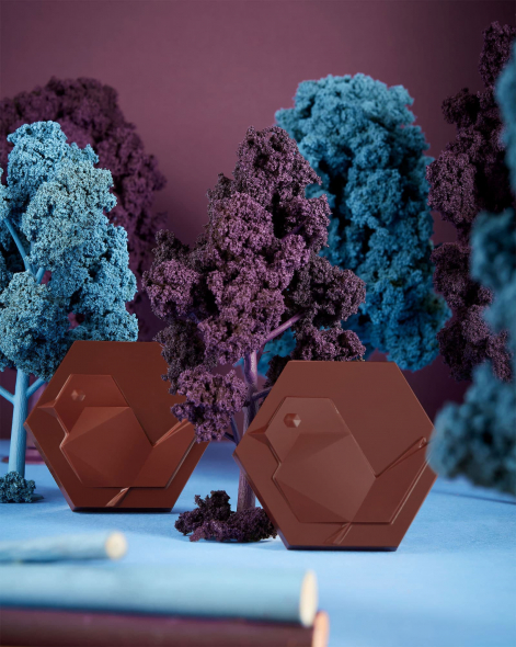 Hexa Rouge Gorge Chocolat Noir 75% | Le Chocolat Alain Ducasse 60g
