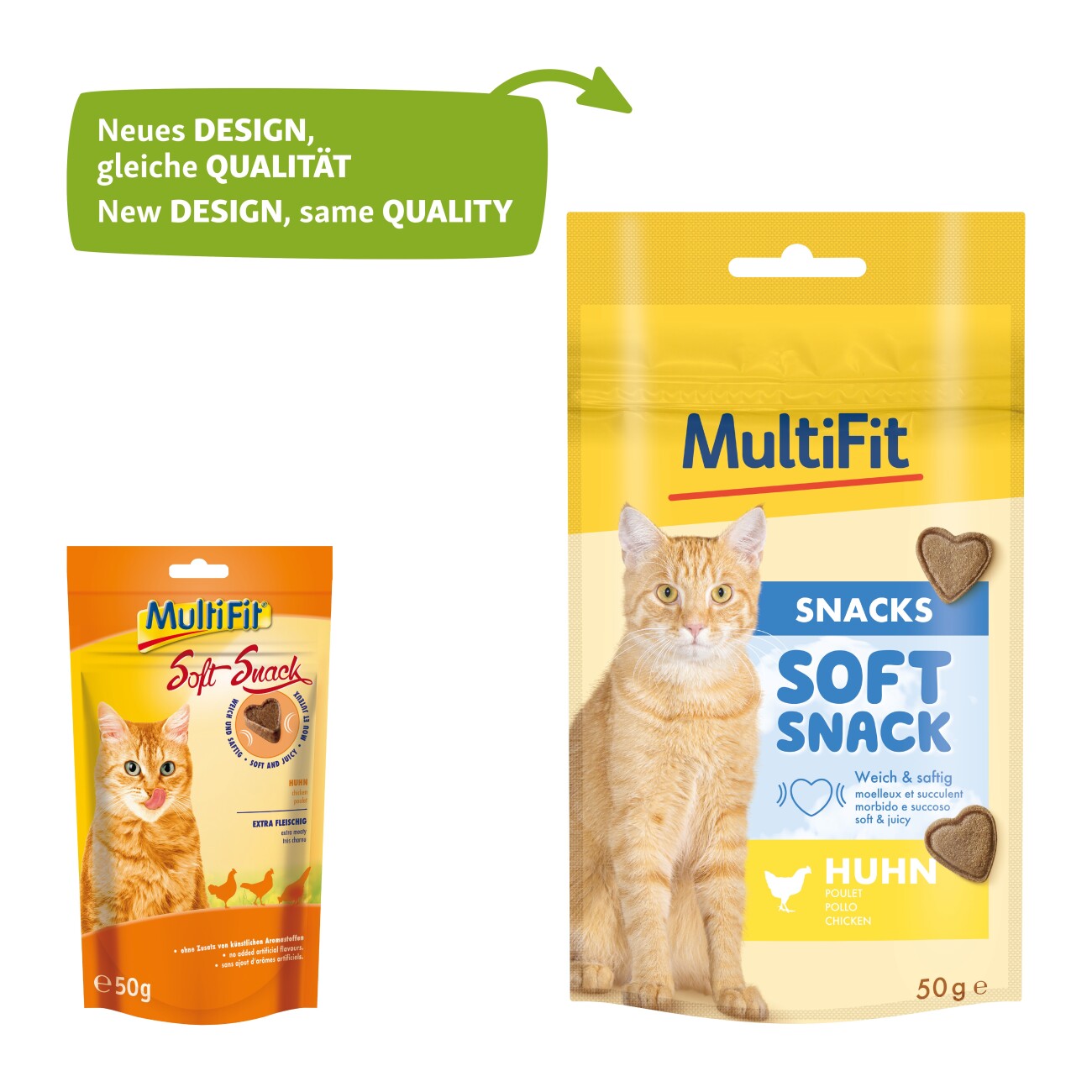 MultiFit Soft Snack 7x50g Huhn