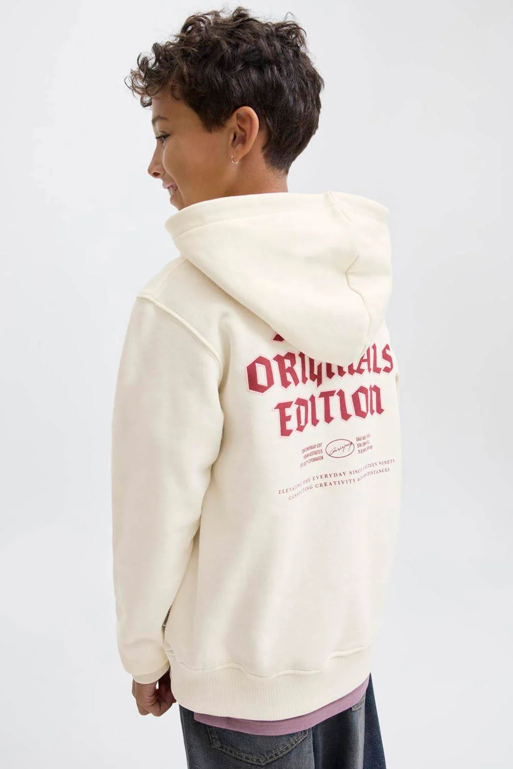JACK & JONES JUNIOR hoodie wit