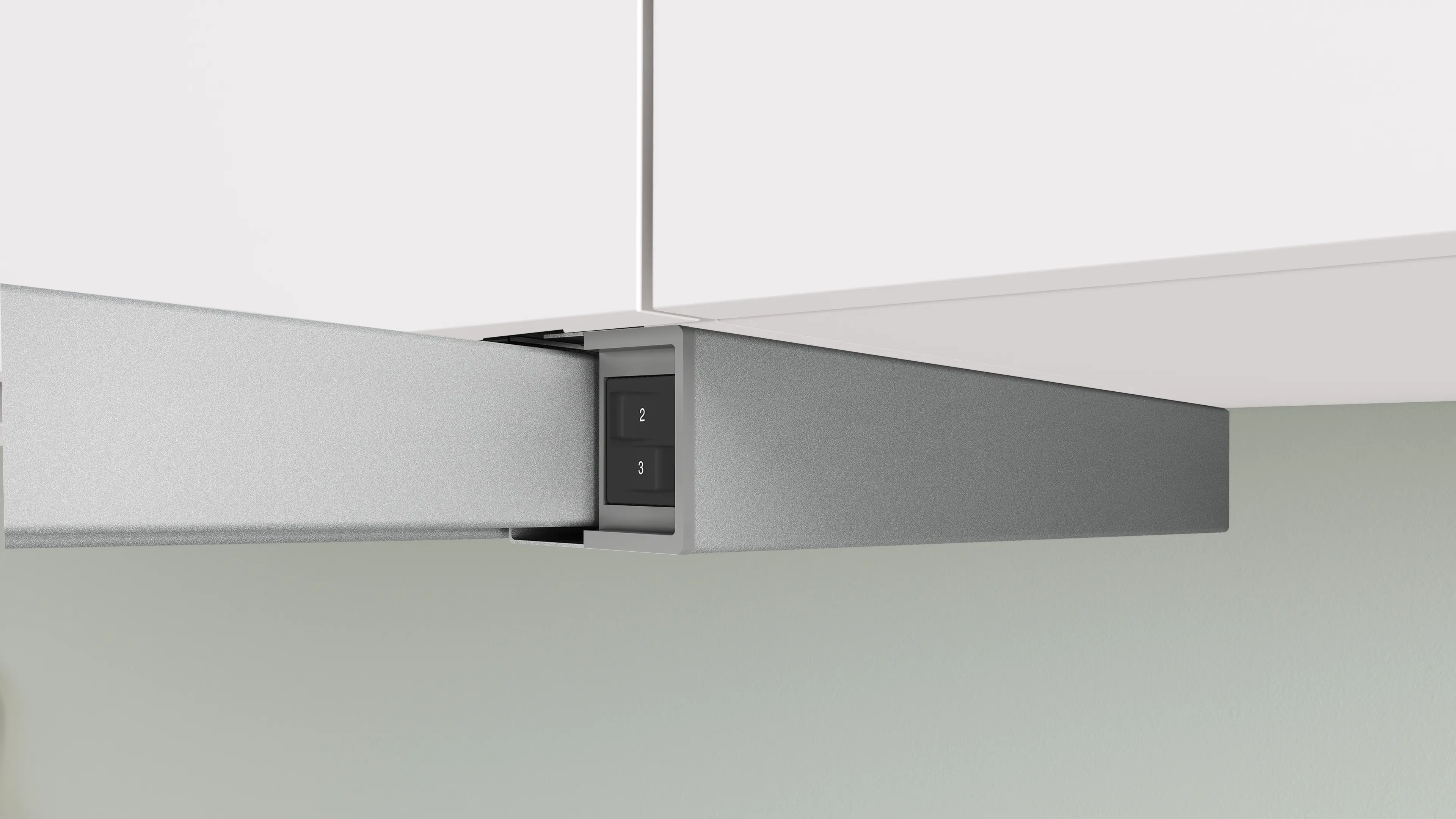 Serie 2 Vlakscherm afzuigkappen 60 cm Zilver metallic