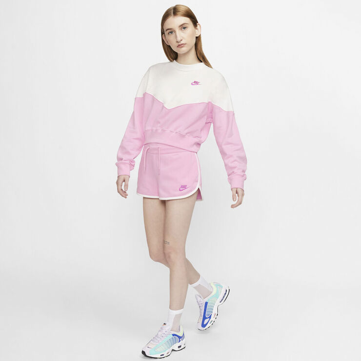Nike Sportswear Heritage Fleece Shorts Pink