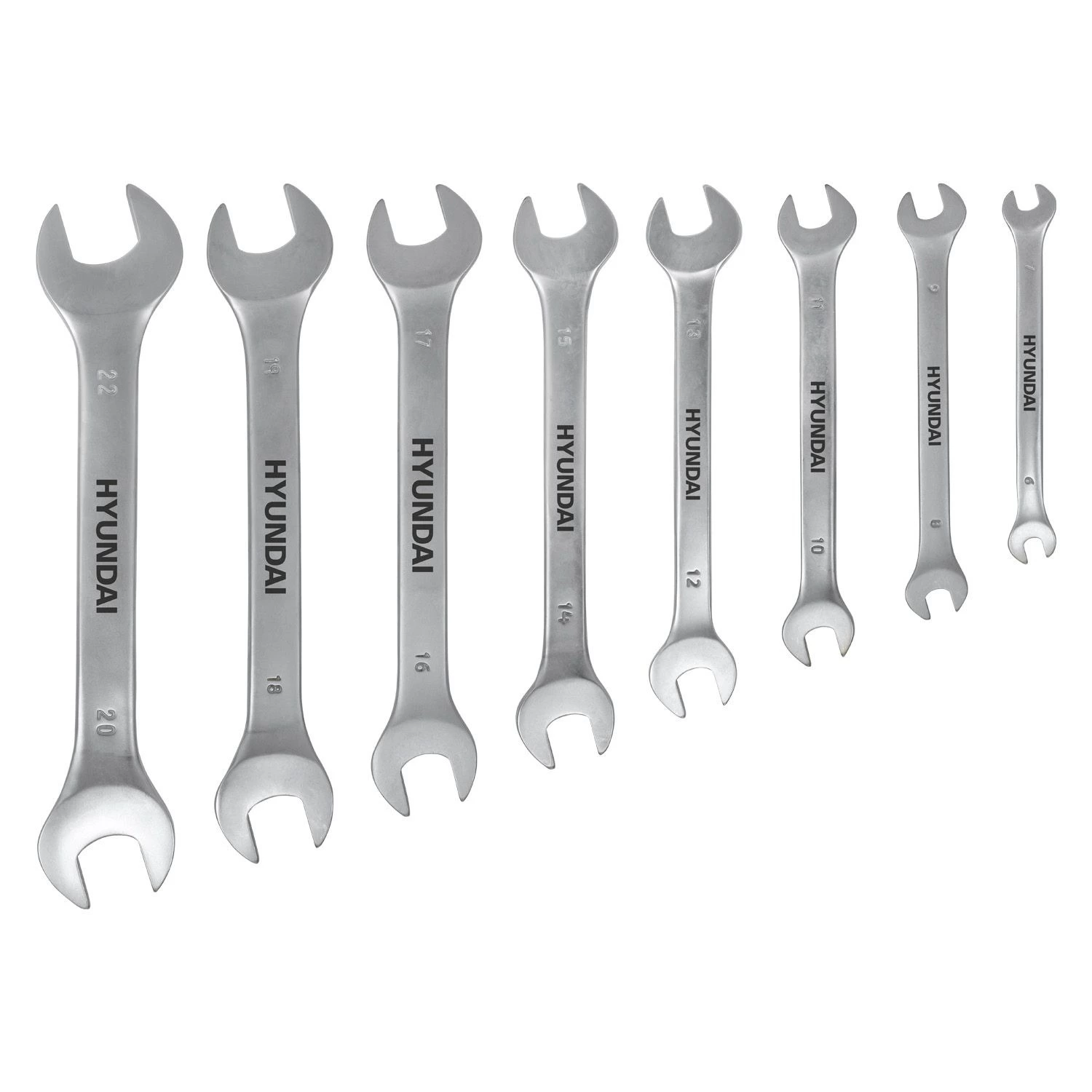 Hyundai 59501 8-delige Steeksleutelset - 6-22mm