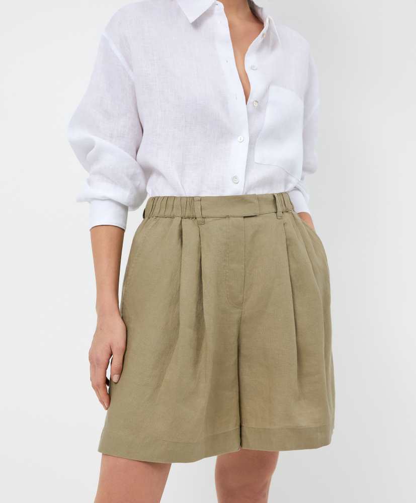 Bermudas 100% linho