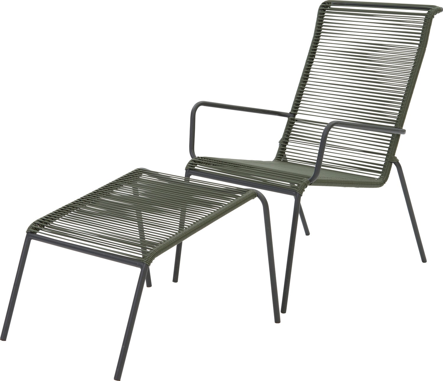 Intratuin relaxstoel Steef groen
