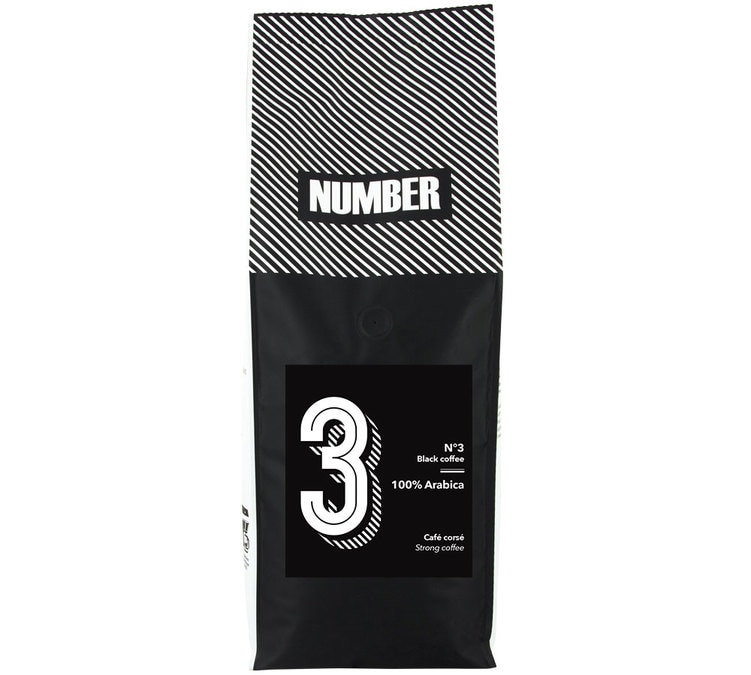 1kg Café en grain 100% arabica Number N°3 - NUMBER