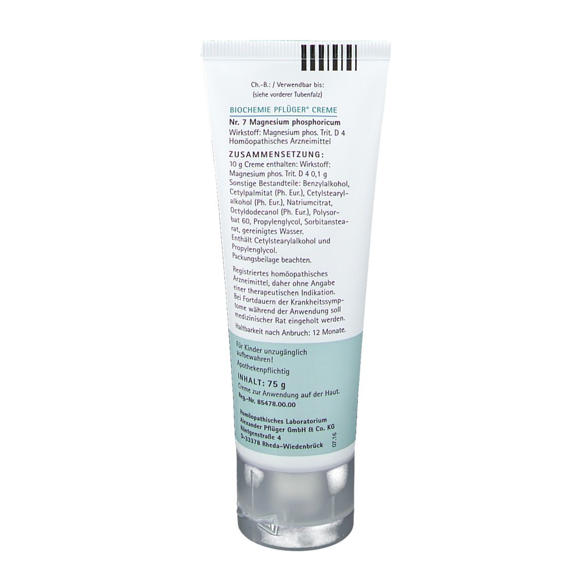 Biochemie Pflüger® Nr. 7 Magnesium phosphoricum D4 Creme