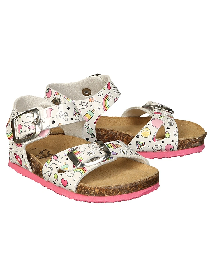 Sandalen ALICE in weiß/pink