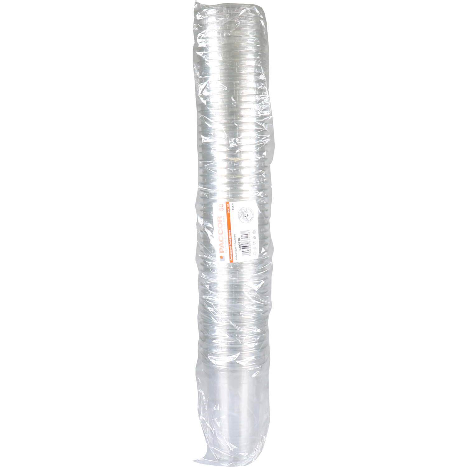 Glas, gerecycled PET, 148mm, 0.5l, transparant