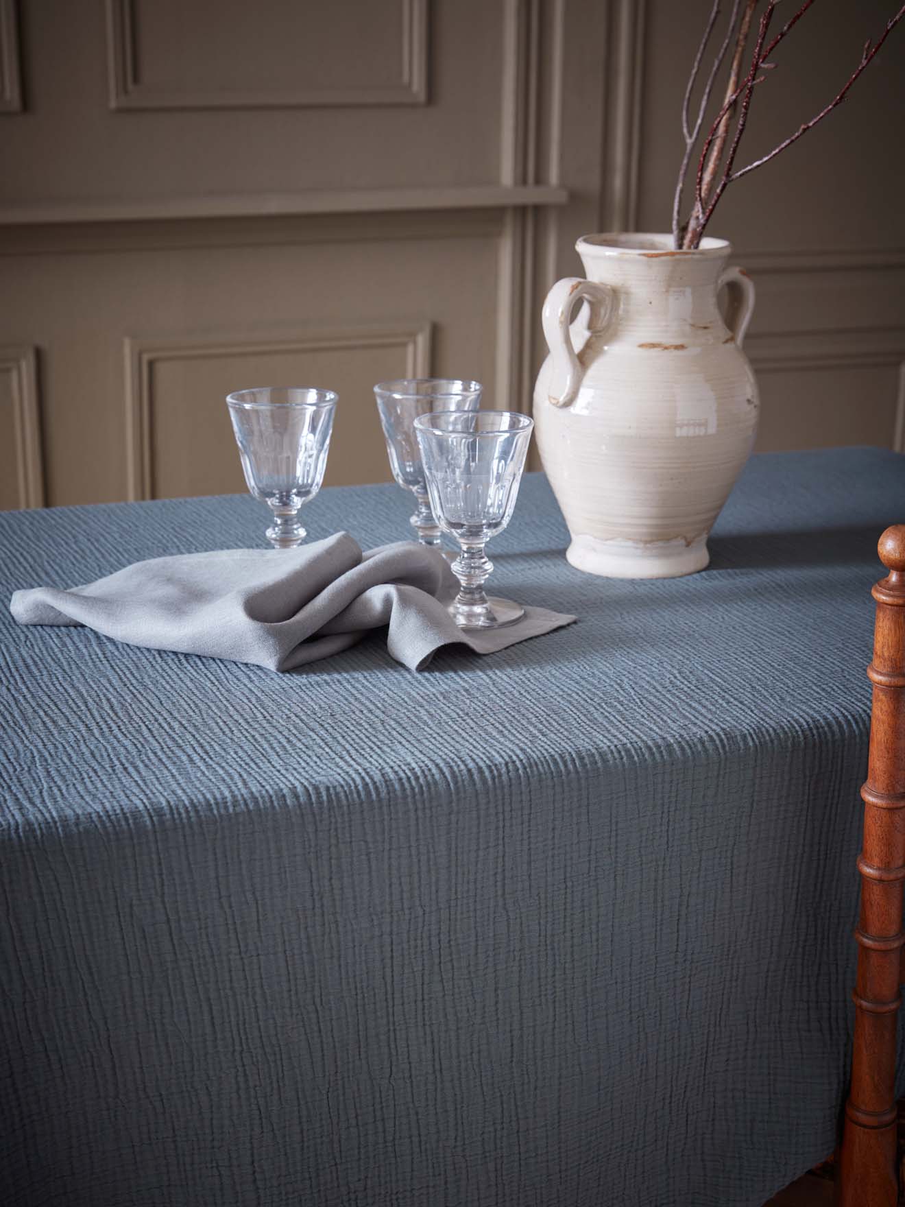 Nappe ou rideau gaze de coton