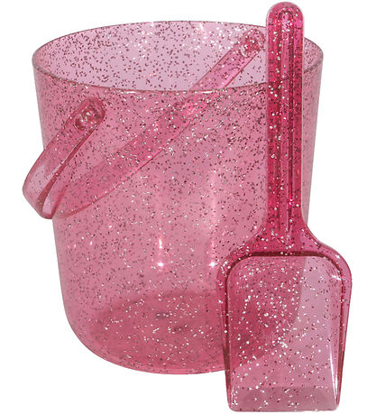 Konges Sløjd Strandset - Eimer und Schaufel - Funkelnd Pink