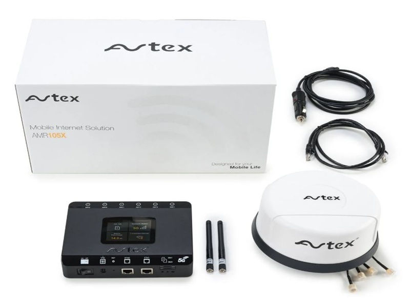 Avtex AMR-105X 5G dual sim router met 5G antenne - White