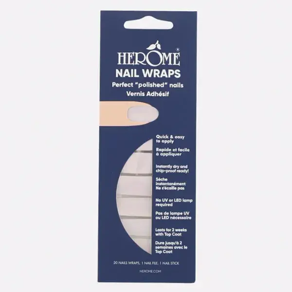 Herôme Nail Wraps névoa de lavanda