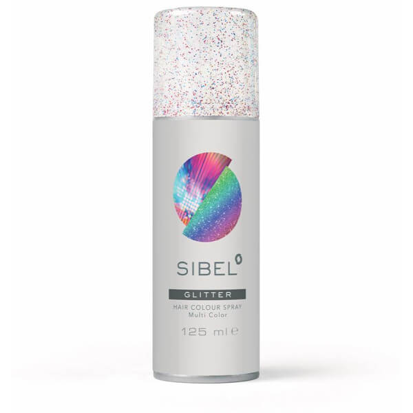 Bombe paillettes Glitters argent Sibel 125ML