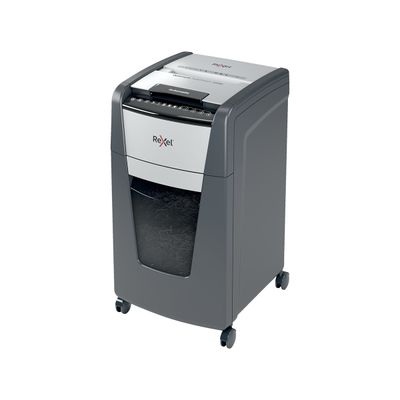 Rexel Optimum Auto+ 300M - destructeur de documents coupe croisée microparticules - 300 feuilles - Corbeille 60 litres