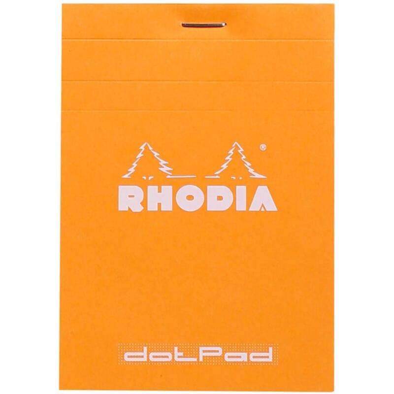 Bloc agrafé dotPad N°12 8,5x12 cm 80 feuilles DOT 80 g. - Orange