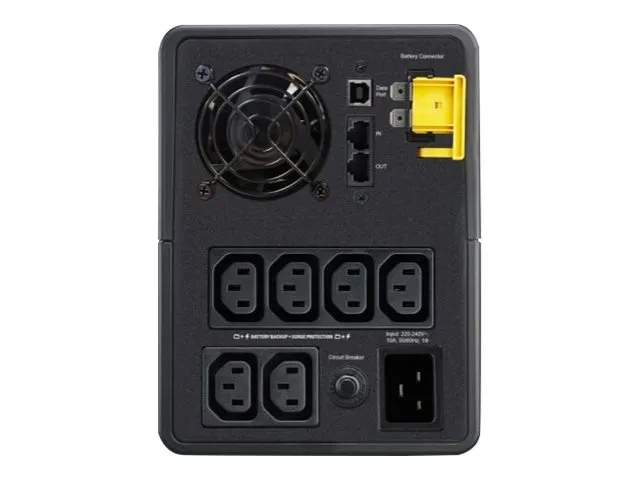 APC Back-UPS BX Series BX2200MI - UPS - AC 230 V - 1200 Watt - 2200 VA - 9 At - output-stikforbindelser: 6
