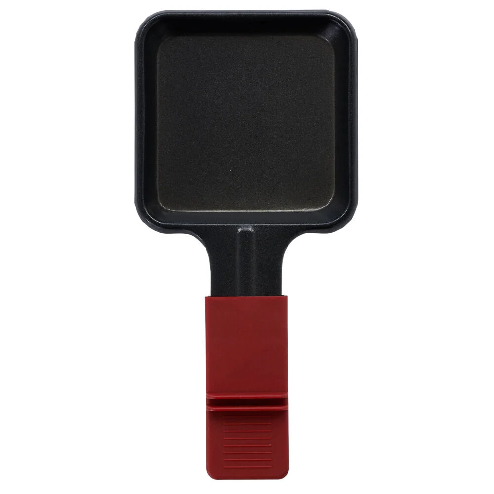 Machine à raclette Duo connectable rouge 2 poêlons 450W